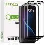 Galaxy S9 Plus Screen Protector Tempered Glass (2 Pack), OTAO 3D Curved Dot Matrix [Full Screen Coverage] Glass Screen Protector for Samsung Galaxy S 9 Plus with Installation Tray [Case Friendly]