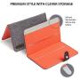 Ringke Flip Card Holder ID Adhesive 3M Premium Stick Fashion Multi-Card Slot Wallet Case Credit Card Cash Pouch Attachment Compatible with Most Smartphones, Android and More - Gray