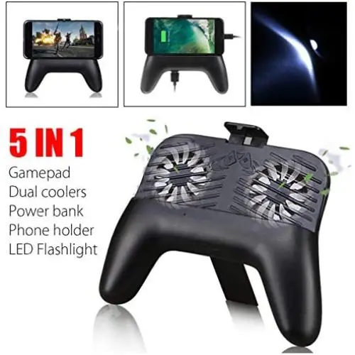 FidgetFidget Mobile Phone Gaming Gamepad Handle Controller Joysticks w/ 2 Coolers for PUBG for Samsung Galaxy A9 A8 A7 A5 A3 FidgetFidget Mobile Phone Gaming Gamepad Handle Controller Joysticks w/ 2 Coolers for PUBG for Samsung Galaxy A9 A8 A7 A5 A3