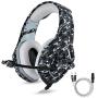 K1 Headset Stereo Bass Surround PC Gaming Headphones Game Headset with Mic for PC Mobile Phone for PS4 One d40