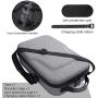 HIJIAO Hard Travel Case for Oculus Quest VR Gaming Headset and Controllers Accessories Waterproof Shockproof Carring case (Gray)