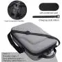 HIJIAO Hard Travel Case for Oculus Quest VR Gaming Headset and Controllers Accessories Waterproof Shockproof Carring case (Gray)