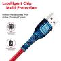 Micro USB Cable Braided 10ft 10ft 6ft 6ft, Android Charging Cable Fast Phone Charger Cord with Extra Long Length Nylon Braided Compatible with PS4,Samsung Galaxy S7 Edge/S7/S6,Note 5 4,LG(4pack)