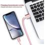 JIMROZ iPhone Charger, MFi Certified Lightning Cable 3 Pack 10ft Nylon Braided Fast Charging Sync Cord Compatible with iPhone 11 Pro Max XS XR X 8 7 6s 6 Plus 5 5s, iPad, iPod and More, Pink