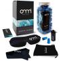 Omni Essentials Bundle - 60 Pairs of Soft Earplugs for Sleeping, Noise Cancelling Ear Plugs That are Disposable, Sleep Mask, Blackout Eye Mask for Sleeping