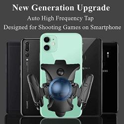 PUBG Mobile Controller - Aovon 4 Modes 16 Shots per Second Auto High Frequency Click L1R1 Fast Shooting Game Trigger Joystick Grip for 4.7-6.5 inch Android iOS Smartphone