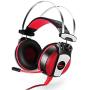Ameryah Professinal Computer Headset Gaming Headphone Earphone Over-Ear Headband with Mic LED Light for Laptop / PS4 / Mobile Phones - -