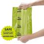 ECO-CLEAN Dog Poop Bags, 24 Rolls/360 Bags with Dispenser, Dog Waste Bags, Unscented, Leak-Proof, Easy Tear-Off ECO-CLEAN Dog Poop Bags, 24 Rolls/360 Bags with Dispenser, Dog Waste Bags, Unscented, Leak-Proof, Easy Tear-Off