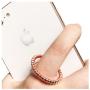 Finger Ring Stand,uCOLOR 360° Rotation Cell Phone Grip Mount Kickstand Holder Compatible with iPhone Samsung,Smartphones and Tablet (White Marble)