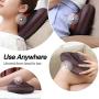 Shiatsu Neck Back Massager Kneading Massage Pillow with Heat for Back, Neck, Lower Back and Shoulder, Massager with 8 Heated Rollers for Stress Relax at Home Office and Car Chair,Adjustable Speeds