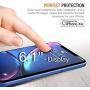 iPhone 11/iPhone XR Screen Protector, JIOM Anti-Scratch High Definition Bubble Free Anti-Fingerprint Tempered Glass Screen Protector Compatibler iPhone 11 and iPhoneXR [Clear,3-Pack]