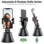 Mostof Smart Gimbal Robot Cameraman Face Tracking Selfie Stick Stand,360 Rotation Auto Phone Holder Auto Shooting Camera Mount Compatible with iPhone and Android Phone with Flexible Tripod