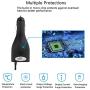 Surface Car Charger, 42W 12V 2.58A Power Supply for Microsoft Surface Pro 3/Pro 4/Pro 5/Pro 6, Surface Book, Surface Go, Surface Laptop with 5V 2.1A USB Charging Port (5Ft Cord)