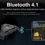 RONSHIN for PUBG Mobile Gamepad Controller Gaming Keyboard Mouse Converter for Android Phone to PC Bluetooth Adapter