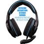SADES SA810 PlayStation 4 Xbox One S Stereo Headset Over-Ear Gaming Headphones with Microphone for PC PS4 Xbox one iPad Mobile Tablet Mac (Black & Blue)