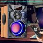 Portable Bluetooth Speaker Subwoofer Heavy Bass Wireless Outdoor Party Speaker MP3 Player Line in Speakers Support Remote Control FM Radio TF Card LCD Display for Home Party Phone Computer PC