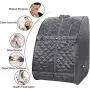 Portable Home 2L Steam Sauna with Remote Control,Indoor Foldable Steam Sauna Tent Spa Pot Loss Weight Detox Relaxation (with Foldable Chair& Timer) (Gray) Portable Home 2L Steam Sauna with Remote Control,Indoor Foldable Steam Sauna Tent Spa Pot Loss Weight Detox Relaxation (with Foldable Chair& Timer) (Gray)