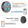 IPOW Long Arm Universal Magnetic Cradle Windshield Dashboard Cell Phone Mount Holder with 4 Metal Plates, Soft Firm Goose Arm and Enhanced Suction Cup