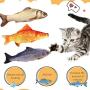 Coppthinktu 6PCS Interactive Cat Toy, Catnip Toys Realistic Plush Simulation Fish Cat Toy, Funny Interactive Pets Pillow, Chew Bite Kick Supplies Catnip Fish Cat Toys for Cat, Kitty, Kitten