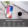 LETSCOM Ultra Slim Wireless Charger,Qi-Certified 15W Max Fast Wireless Charging Pad,Compatible with iPhone 11/11 Pro Max/XS Max/XR/XS/X/8/8+,Galaxy Note 10/Note 10+/S10/S10+/S10E (No AC Adapter) LETSCOM Ultra Slim Wireless Charger,Qi-Certified 15W Max Fast Wireless Charging Pad,Compatible with iPhone 11/11 Pro Max/XS Max/XR/XS/X/8/8+,Galaxy Note 10/Note 10+/S10/S10+/S10E (No AC Adapter)