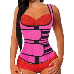 HOTAPEI Sweat Band Waist Trainer for Women Vest Corset Fitness Body Shaper for Weight Loss Everyday