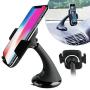 Car Holder Suction Mount by Dashboard or Windscreen 360 Degree Swivel Strong Universal Grip Charging Access for Smartphones and Tablets Compatible with Samsung iPhone and More Cell Phones