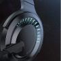 TEMP Gaming Headset Headphones Wired Headset with Microphone Audio Recognition Active Noise Reduction Long Standby Profession USB Version, Suitable for Mobile Phones Tablets Laptops