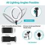 Ring Light with Stand and Phone Holder,10.2" LED Selfie Ring Light for Live Stream/Makeup/YouTube/Photography,with Adjustable Bracket (15.55 - 68.89) ,Remote Control Compatible with iPhone Android