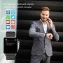 Smart Watch for Android and iOS Phone with 1.4" Touch Screen, Activity Fitness Tracker Heart Rate Sleep Monitor,IP68 Waterproof Pedometer Smartwatch Step Counter for Women and Men