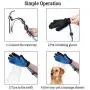 Pet Bathing Tool Pet Grooming Glove Pet Hair Remover for Dog Bath with Long Hose & 3 Adapters Compatible Shower Bath Tub & Outdoor Garden