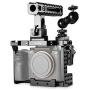 SMALLRIG Cage Kit for Sony A7II/A7RII/A7SII Camera with Cage, Handle, HDMI Lock, Cold Shoe, Quick Release Safety Rail, Double Ball Head - 1894
