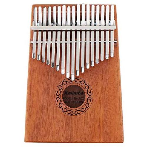 【Happy Shopping Day】OriGlam 17 Key Kalimba Mbira Thumb Piano, Finger Piano/Mbira 17 Tone Musical Toys with Engraved Notation, Hammer, Music Book for Music Lovers Beginners and Child