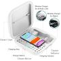 Phone Cleaner case, Cell Phone Wireless Charging Station, Multifunctional Cleaner Box Smartphone Cleaning Case Compatible for Airpods Pro iWatch iPhone 11 Pro Max 8 X XR XS Samsung Galaxy S10 Plus