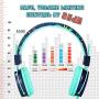Baseman Kids Headphones with Microphone, Wired On-Ear Headsets with Safe Volume Limited 85 dB, Foldable and Adjustable Headphones with a 3.5mm Jack Cord for Children/School/Cellphone/Tablet Blue