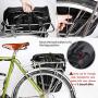 Rhinowalk Bike Rear Seat Pack Bag, Backseat Rack Bag Cycling Bicycle Anti-Tear TPU Strong Waterproof Big Capacity for Travel Essential