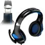 Gaming Headset, Beexcellent Gaming Headphone with Microphone for PS4/Xbox One(Adapter Need)/Nintendo Switch(Audio)/PC/Controller/Cellphone-Easy Volume Control with LED Lighting 3.5MM Jack(GM-5 Blue)