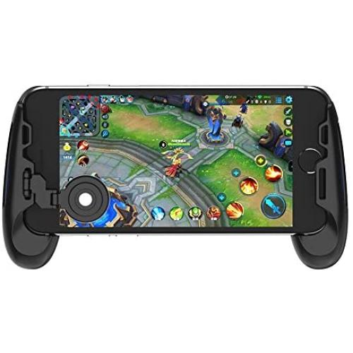 GameSir F1 Grip Game Controller Mobile Joystick Gamepad, Ergonomic Design Handle Holder Handgrip Stand for PUBG Fortnite Red Dead: Redemption, Support 5.5-6.5 Smartphone (Black)