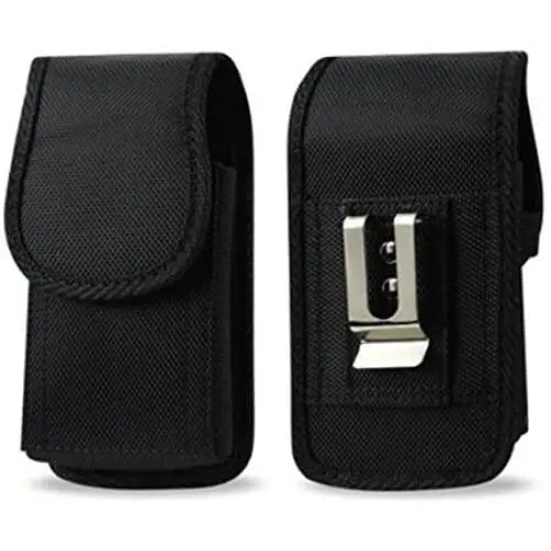 Golden Sheeps Military Grade Heavy Duty Holster Nylon Metal Clip Compatible with Flip Phone or Smartphone Up to 4.25x2.25x0.85 Inch in Dimensions, Rugged Nylon Canvas Carrying Case with Belt Clip Golden Sheeps Military Grade Heavy Duty Holster Nylon Metal Clip Compatible with Flip Phone or Smartphone Up to 4.25x2.25x0.85 Inch in Dimensions, Rugged Nylon Canvas Carrying Case with Belt Clip
