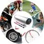 fineed Portable Air Compressor Pump, 12V DC Hand-Held Tire Inflator, 150 PSI Electric Auto Pump for Car,Motorcycle,Bike,Toys,USB Rechargeable, Easy to Read W/Digital Pressure Gauge