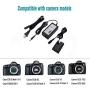 Gonine ACK-E6 AC Power Adapter DR-E6 DC Coupler Charger Kit (LP-E6 LP-E6N Battery Replacement) for Canon EOS 70D/7D, EOS 60D/6D, EOS 5D Mark II III, EOS 5DS, EOS 5DS-R Cameras.