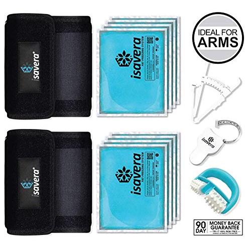 Isavera Arm Fat Freezing System | Shaper Wraps for Less Flabby Looking Arms | Trainer Slimmer Sleeve