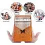 Kalimba Thumb Piano 17 Keys, NASUM Mbira Finger Piano Instrument with Mahogany body, Tuner Hammer, Stickers, Carry Bag, The Best Musical Instrument Gift for Kids and Adults Beginners Kalimba Thumb Piano 17 Keys, NASUM Mbira Finger Piano Instrument with Mahogany body, Tuner Hammer, Stickers, Carry Bag, The Best Musical Instrument Gift for Kids and Adults Beginners