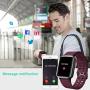 Willful Smart Watch for Android Phones Compatible iPhone Samsung IP68 Swimming Waterproof Smartwatch Sports Watch Fitness Tracker Heart Rate Monitor Digital Watch Smart Watches for Men Women Purple