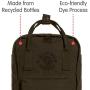 Fjallraven, Kanken, Re-Kanken Mini Recycled Backpack for Everyday Use, Heritage and Responsibility Since 1960
