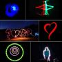 RGB Video Light Pocket On-Camera Mini Creative Photography Vlog Light, Super Bright Adjustable, Video-graphy Fill Light Handy Pocket Light for Sony DSLR/Camera/Smartphone, w Tripod + Phone Clamp