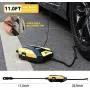 Digital Tire Inflator, 12V DC Portable Air Compressor Pump for Car Tires, 150 PSI Auto Shut Off with Emergency LED Flasher, Long Cable for Car, Bicycle, Motocycle, Air Boat and Other Inflatables