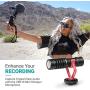 Movo Smartphone Video Rig with Shotgun Microphone, Grip Handle, Wrist Strap for iPhone 5, 5C, 5S, 6, 6S, 7, 8, X, XS, XS Max, 11, 11 Pro, Samsung Galaxy, Note and More