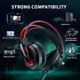 Zentouch Gaming Headset, Xbox One Headset with 7.1 Surround Sound & Noise Cancelling Over Ear Headphones with Mic, Stereo Headset for PS4 Xbox PC Nintendo Switch Cell Phone Laptop Tablet