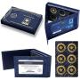 EMF Protection Sticker 6 Pack Gold/Silver | Block Cellphone Radiation | Laptops, Computers, WiFi… (Gold)