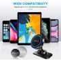 Magnetic Phone Car Mount, Allovit Universal Cell Phone Holder for Car, 360° Adjustable Magnet Cellphone Holder Compatible with iPhone 11 Pro Xs Max XR X 8 7 Plus 6S SE, Galaxy S9 and More